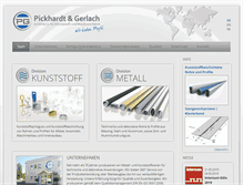 Tablet Screenshot of pickhardt-gerlach.de